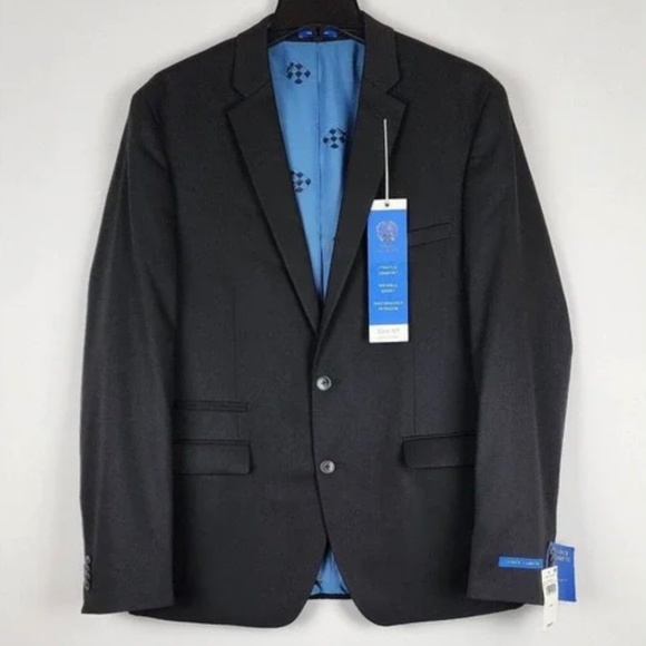Like New! [Vince Camuto] Black Blazer + Suit Jacket | Teen Sport Coat | 36 Slim - Picture 8 of 16
